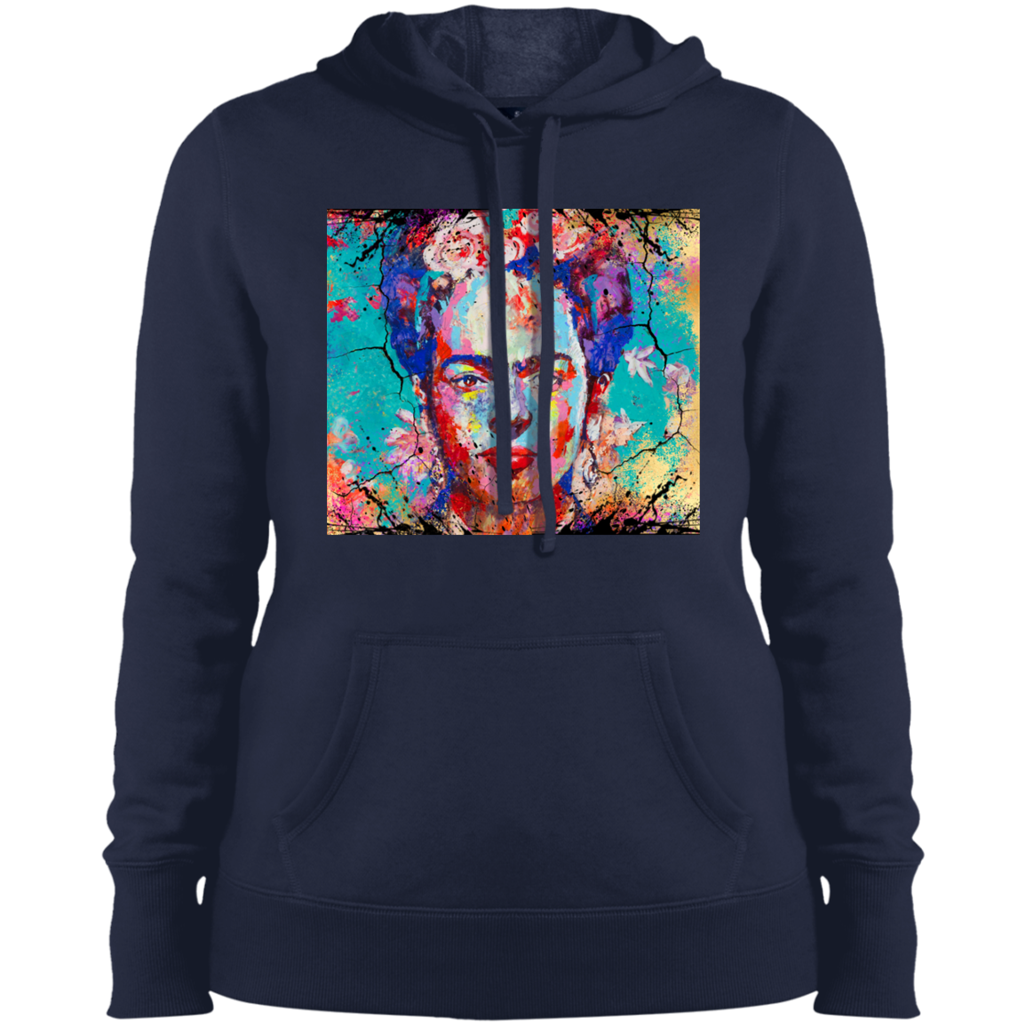 "FRIDA"  Ladies' Pullover Hooded Sweatshirt