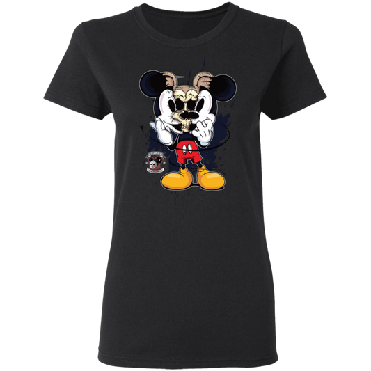 "SKULL MICKEY" Ladies' 5.3 oz. T-Shirt