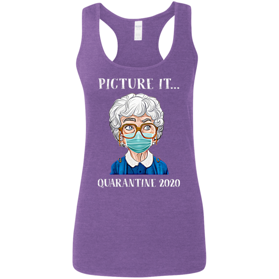 "PICTURE IT" Ladies' Softstyle Racerback Tank