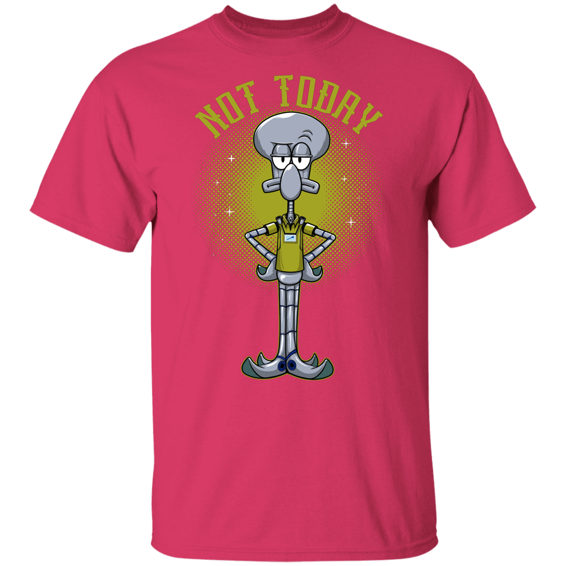 "SQUIDWARD" Youth 5.3 oz 100% Cotton T-Shirt