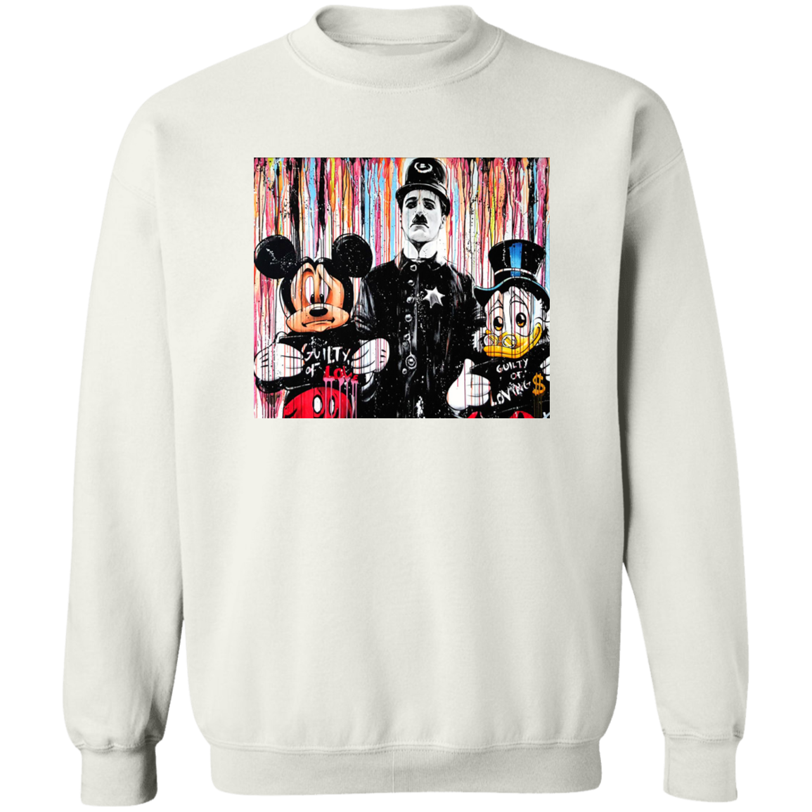 "GUILTY OF LOVE" Crewneck Pullover Sweatshirt