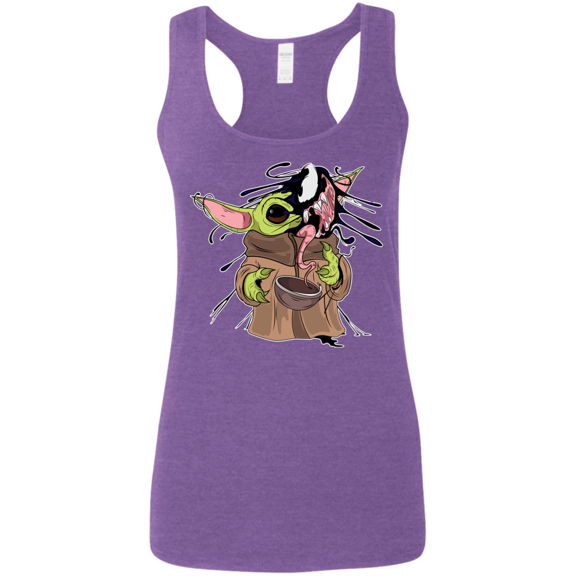 "BABY YODA VENOM" Ladies' Softstyle Racerback Tank