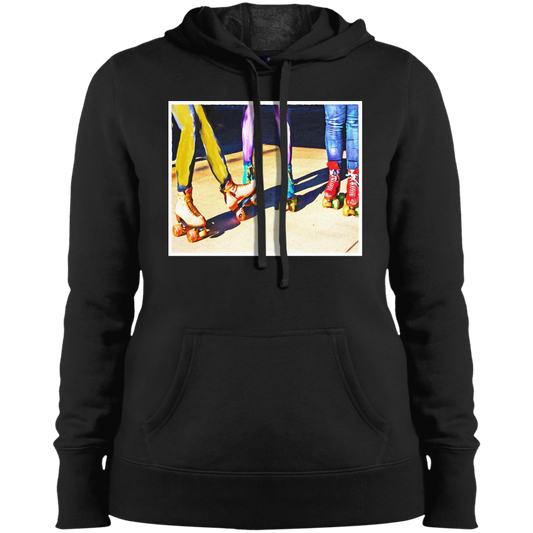 "ROLLER BOOGIE" Ladies' Pullover Hooded Sweatshirt