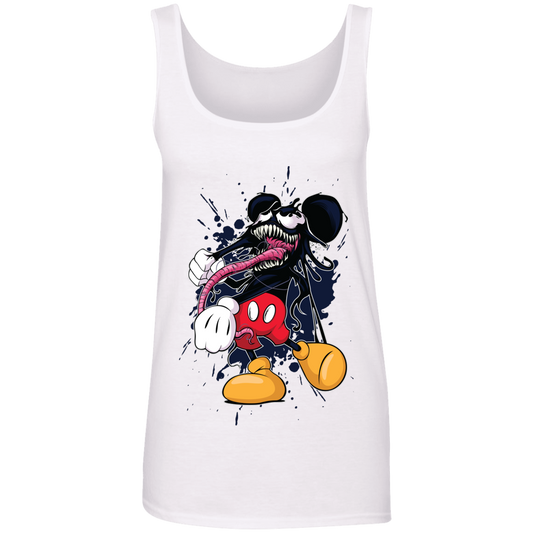 "VENOM MOUSE" Ladies' 100% Ringspun Cotton Tank Top