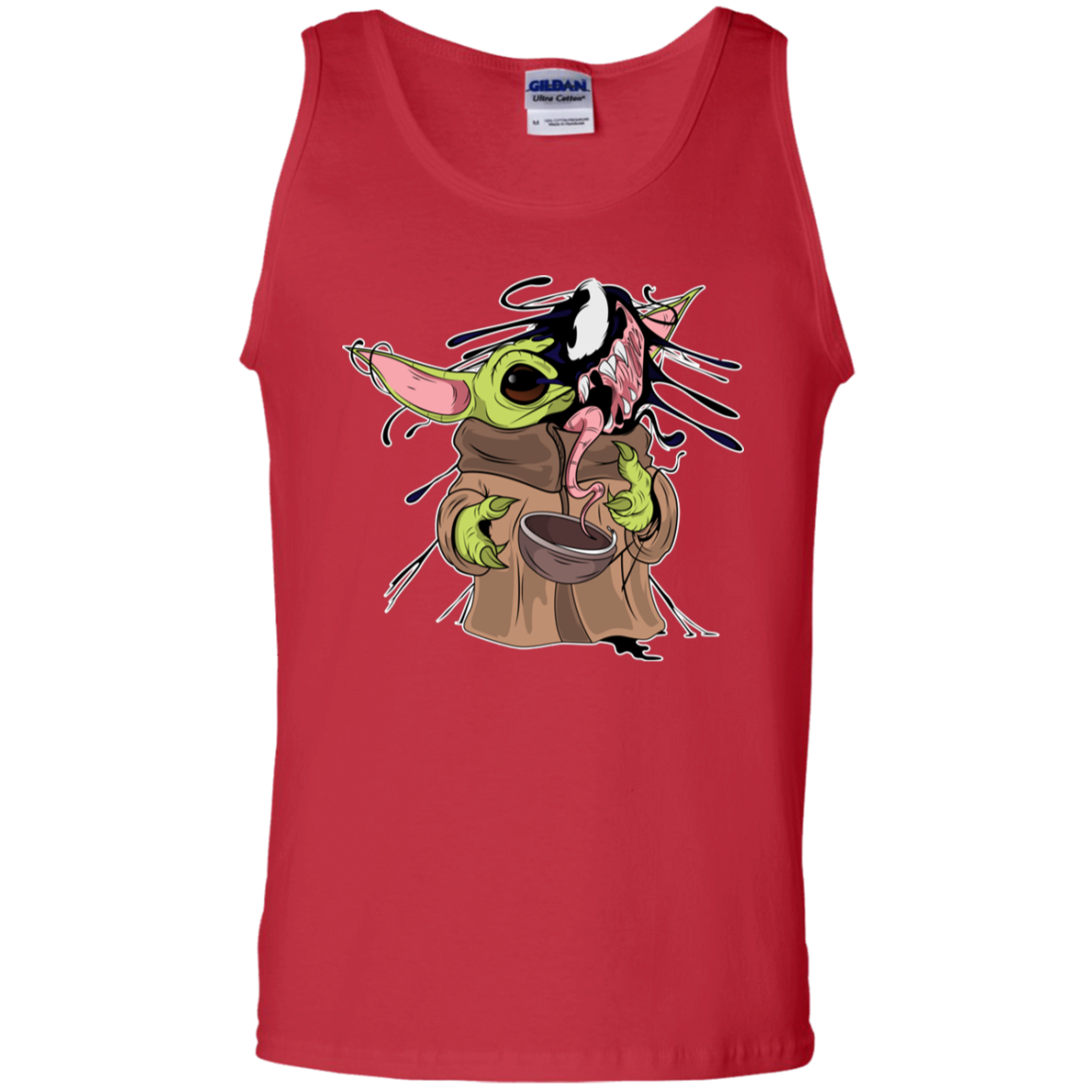 "BABY YODA VENOM"  100% Cotton Tank Top