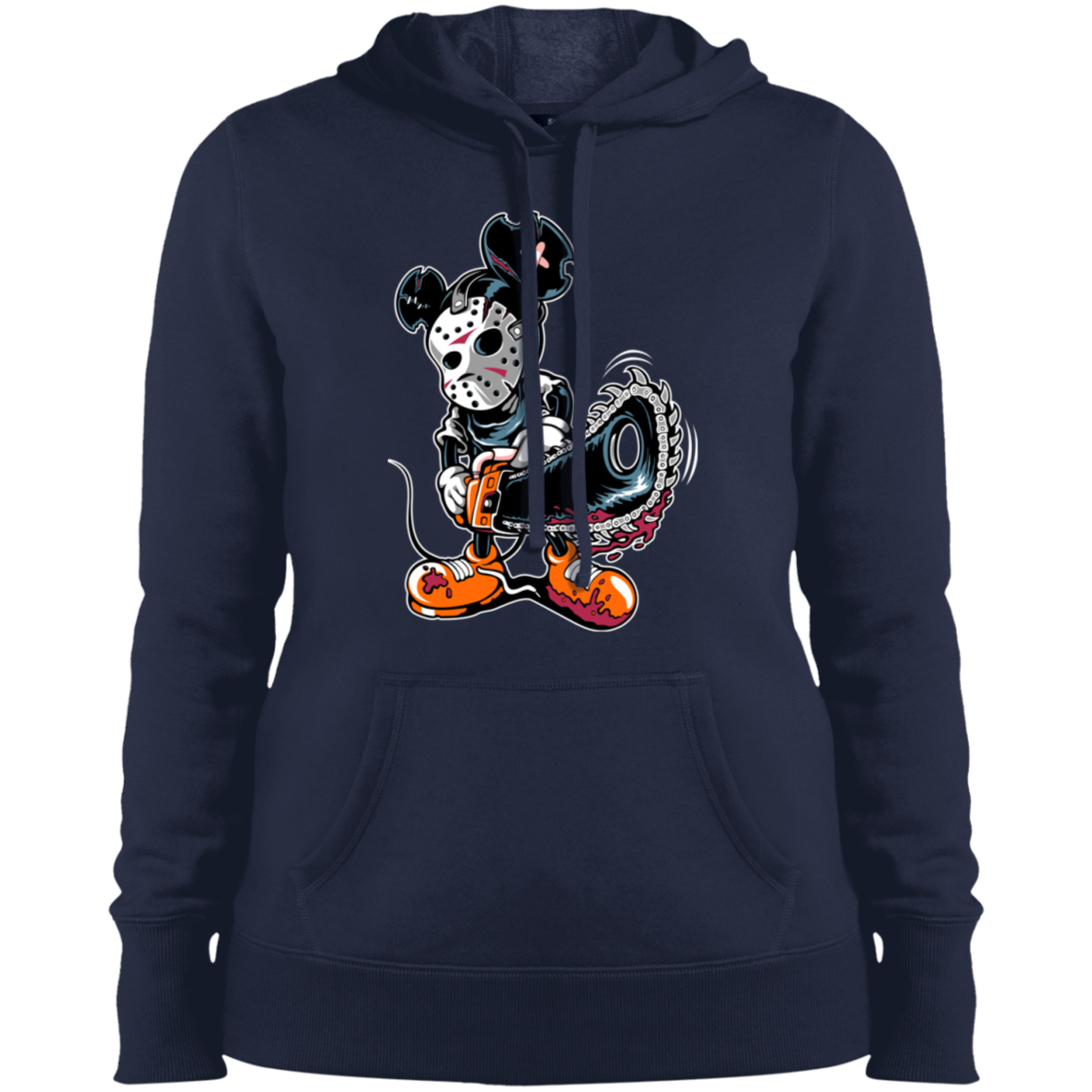 "MICKY PSYCHO" Ladies' Pullover Hooded Sweatshirt