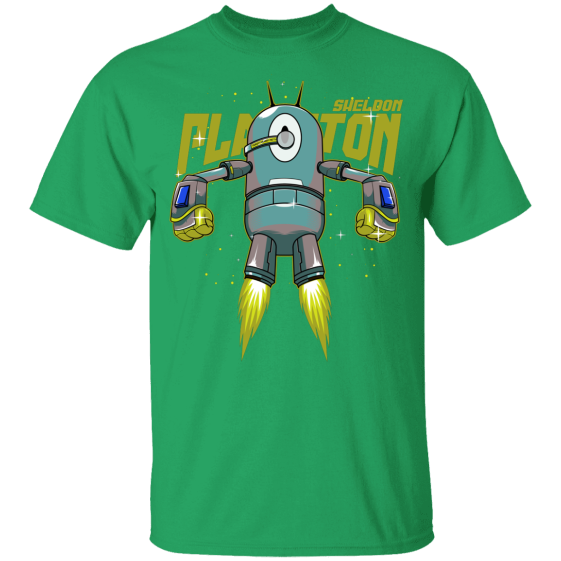 "PLANKTON" Youth 5.3 oz 100% Cotton T-Shirt