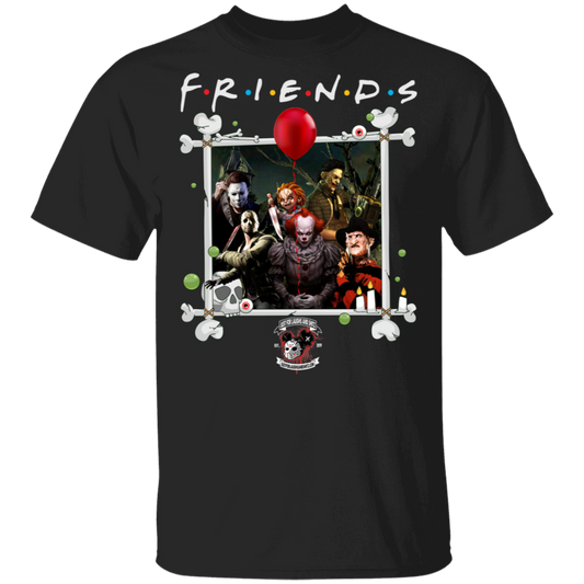 "FRIENDS IN HORROR" 5.3 oz. T-Shirt