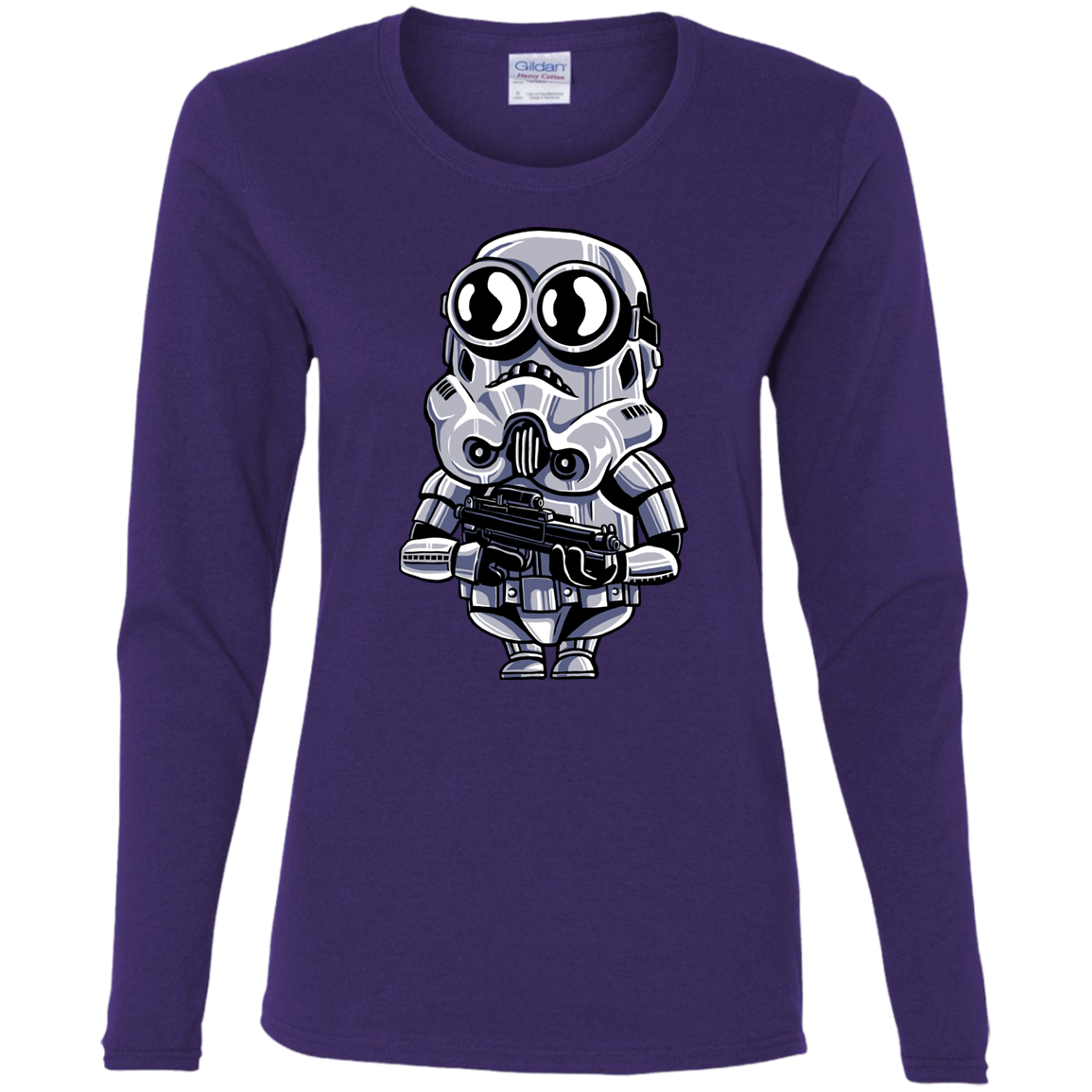 "MINION TROOPER" Ladies' Cotton LS T-Shirt