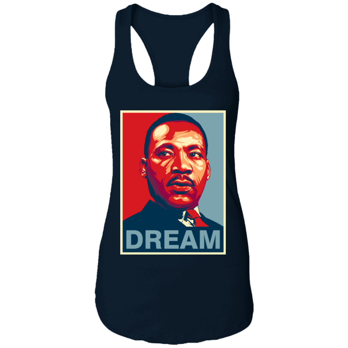 "DREAM" Ladies Ideal Racerback Tank