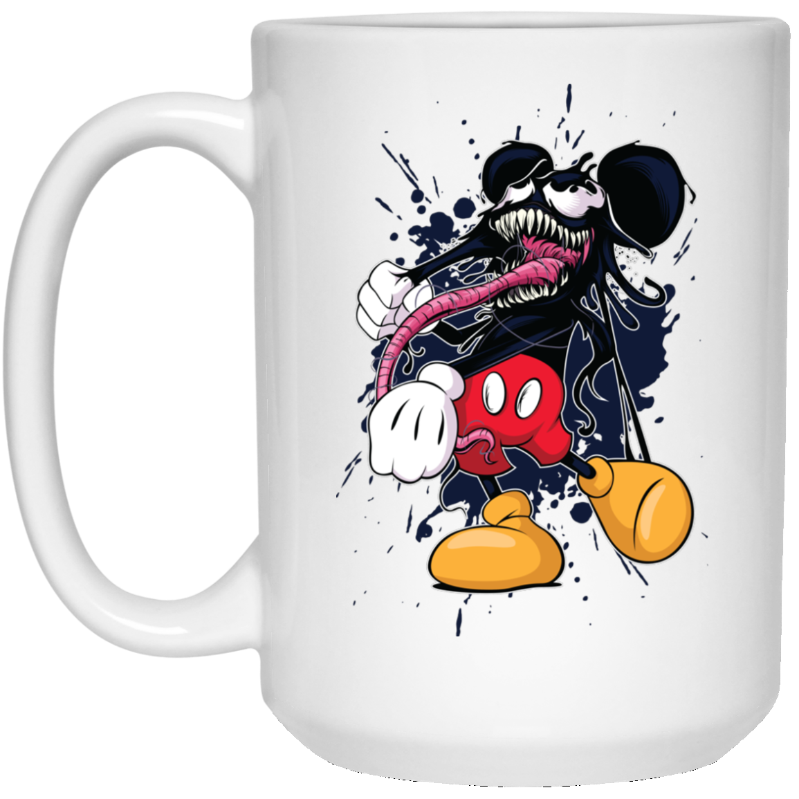 "VENOM MOUSE" 15 oz. White Mug