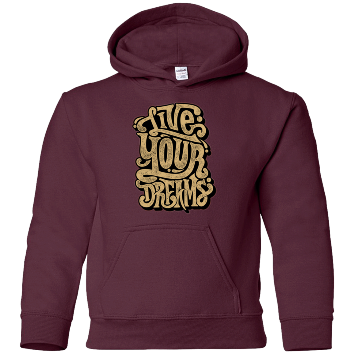 "LIVE YOUR DREAMS" Youth Pullover Hoodie