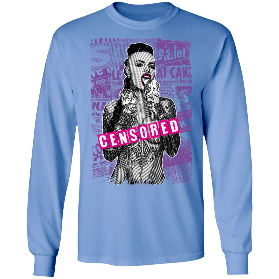 "CENSORED" LS Ultra Cotton T-Shirt