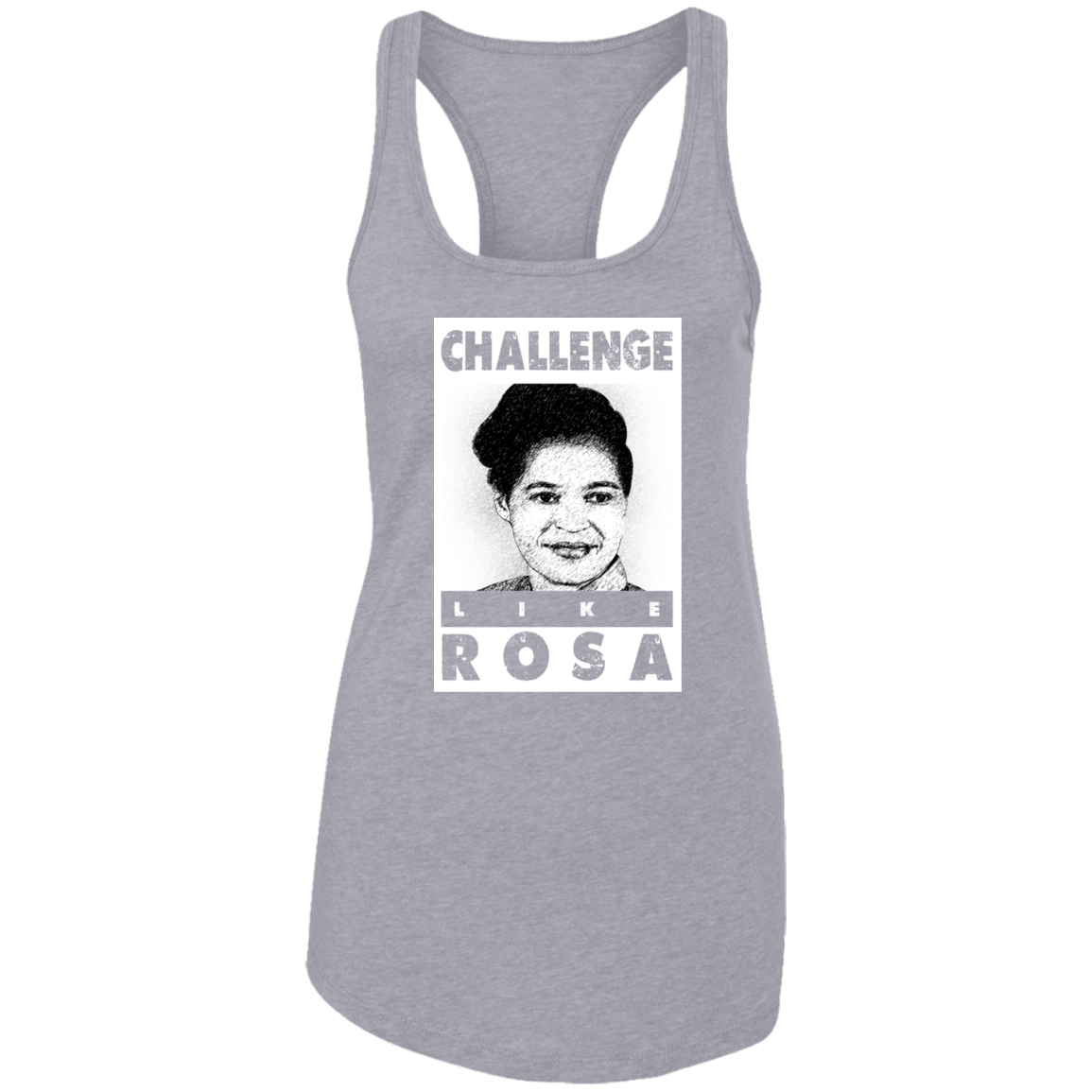 "LIKE ROSA" Ladies Ideal Racerback Tank