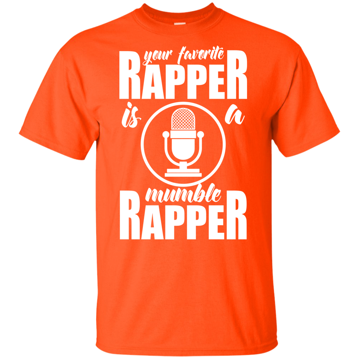 "YOUR FAVORITE RAPPER" Youth Ultra Cotton T-Shirt in white print