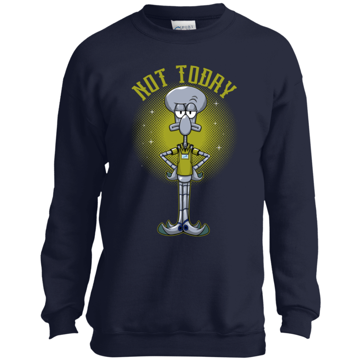 "SQUIDWARD" Youth Crewneck Sweatshirt