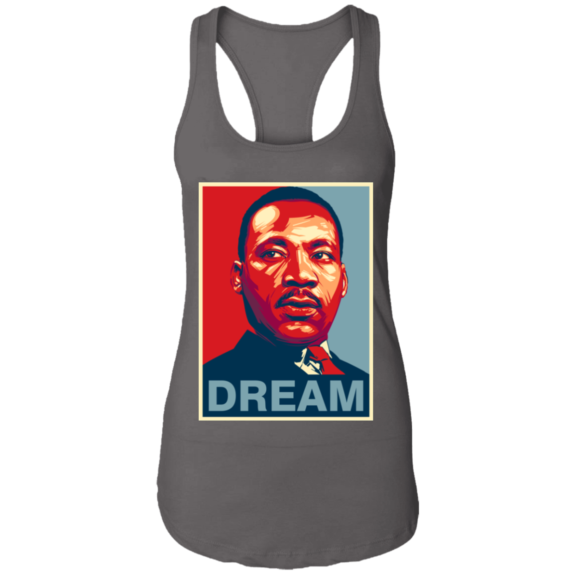 "DREAM" Ladies Ideal Racerback Tank