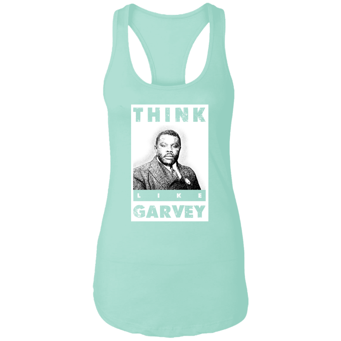 "LIKE GARVEY" Ladies Ideal Racerback Tank