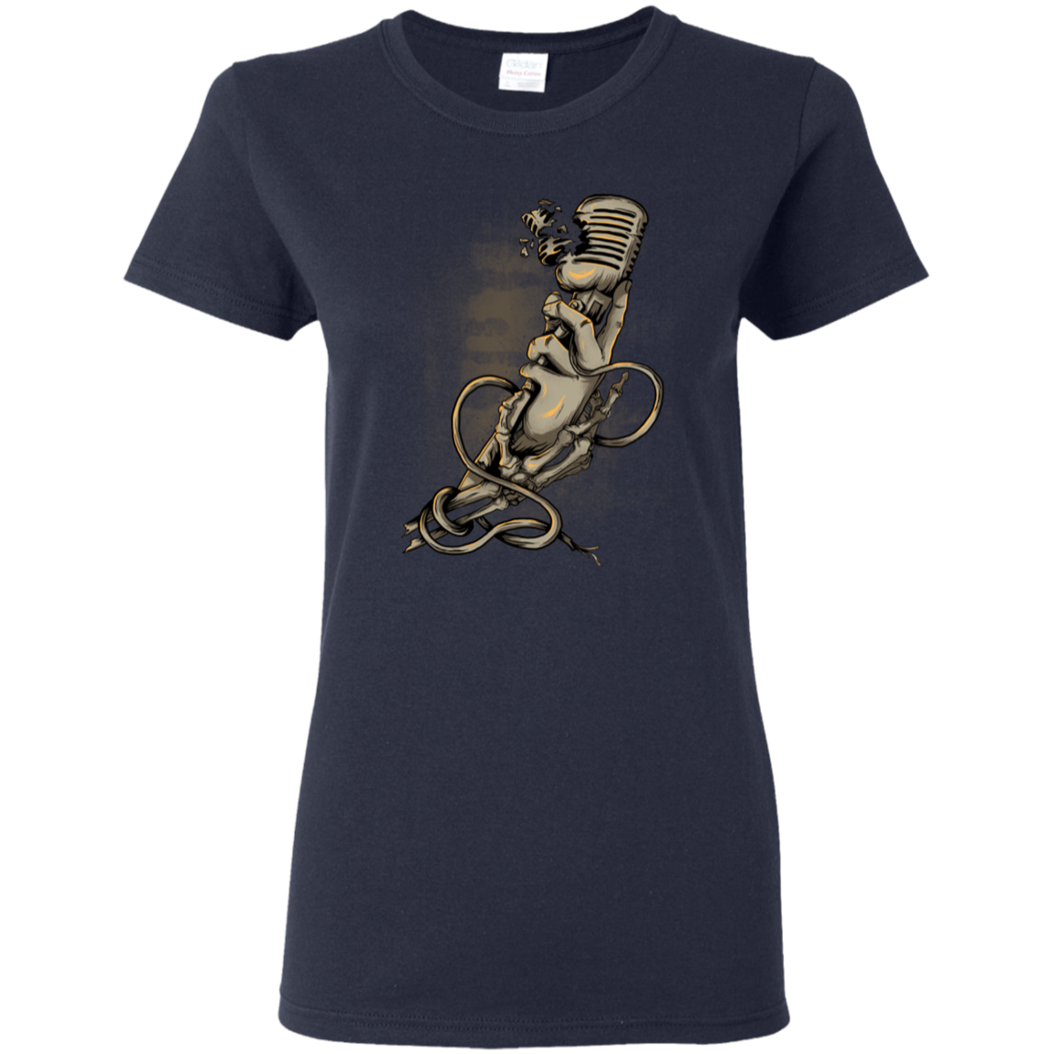 "MICROPHONE FIEND" Ladies' 5.3 oz. T-Shirt