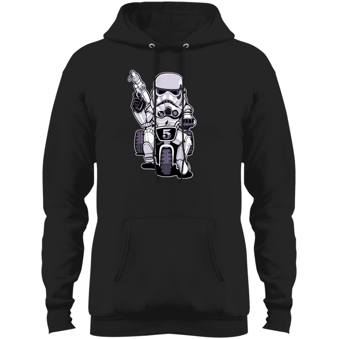 "TOOPER ON A BIKE" Core Fleece Pullover Hoodie