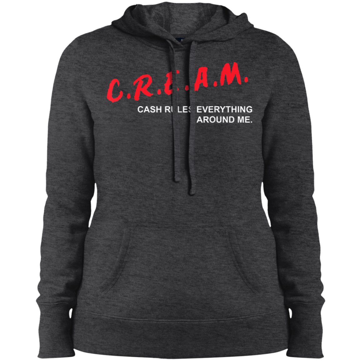 "CREAM" Ladies' Pullover Hooded Sweatshirt