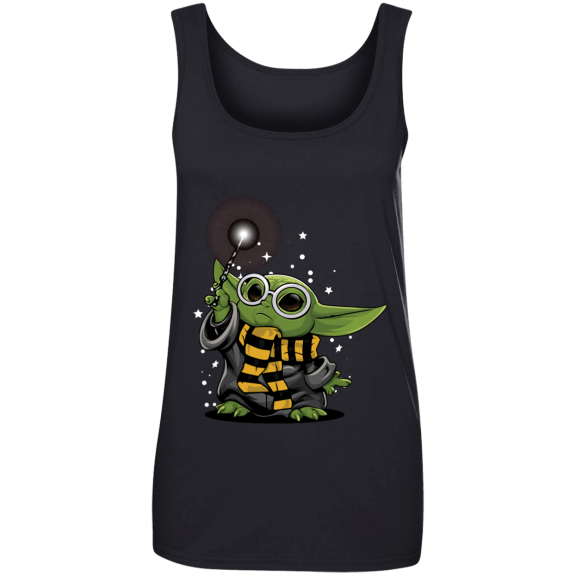 "YODA POTTER" Ladies' 100% Ringspun Cotton Tank Top