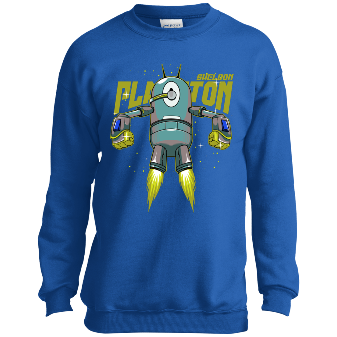 "PLANKTON" Youth Crewneck Sweatshirt