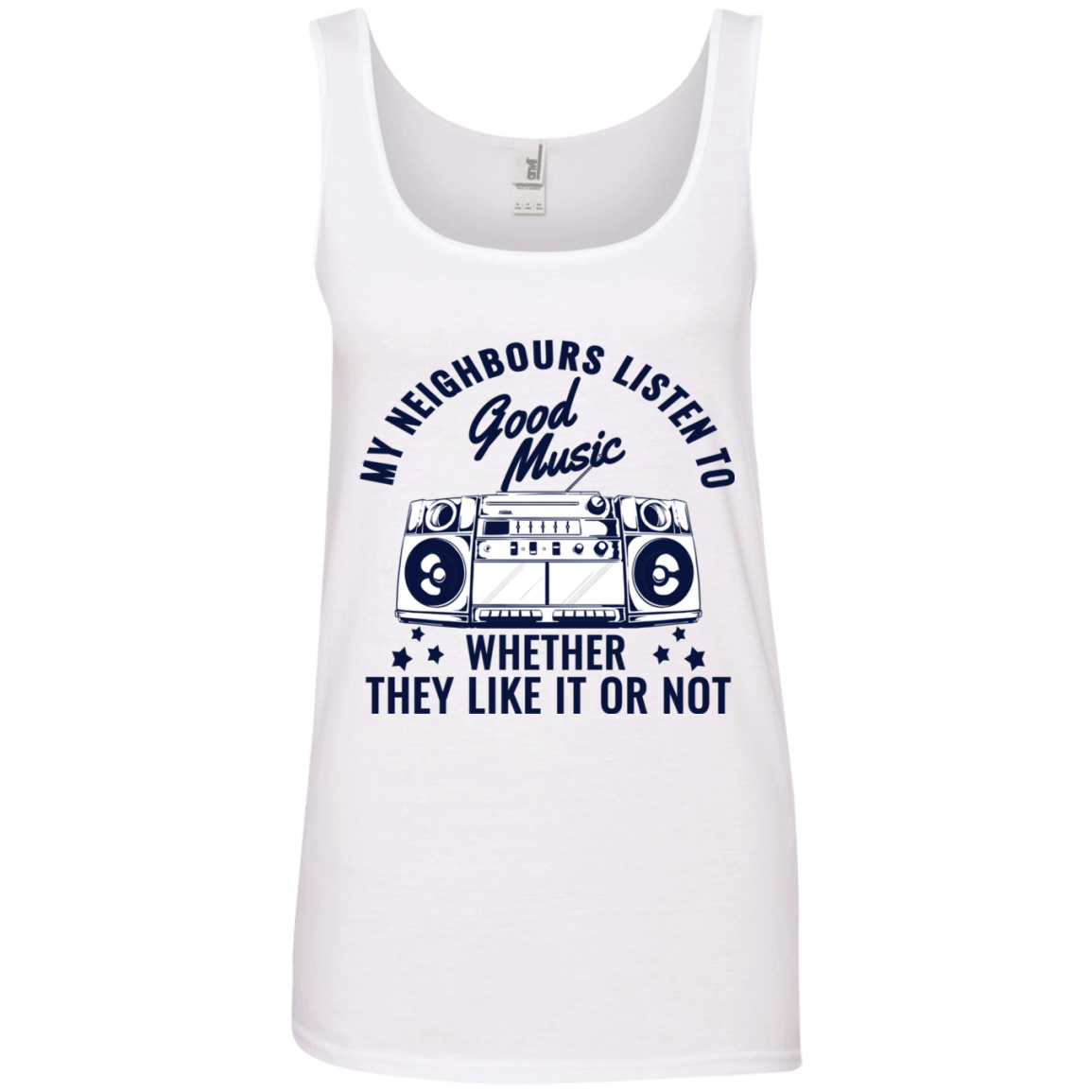 "THEY LIKE IT OR NOT" Ladies' 100% Ringspun Cotton Tank Top