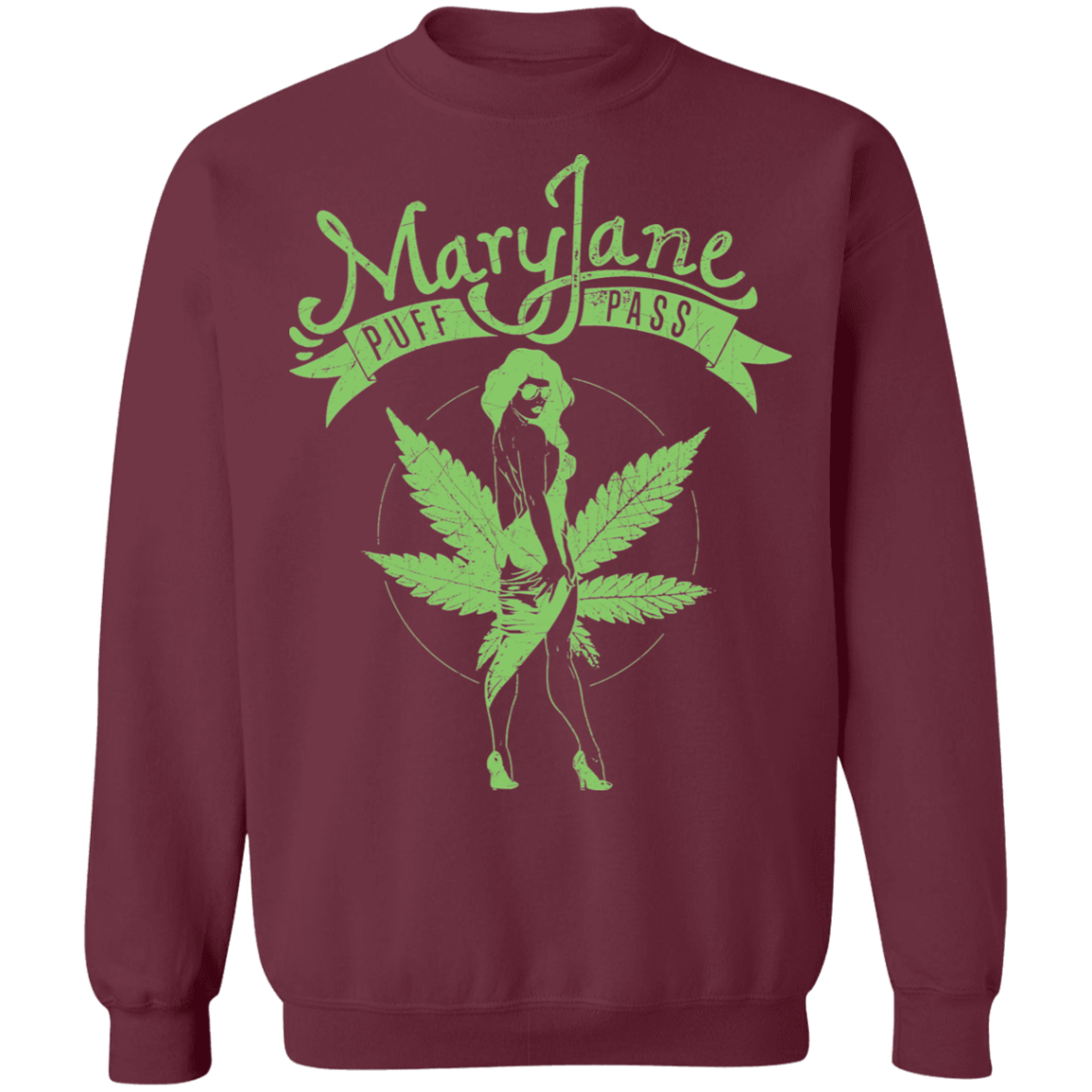 "MARY JANE" Crewneck Pullover Sweatshirt  8 oz.