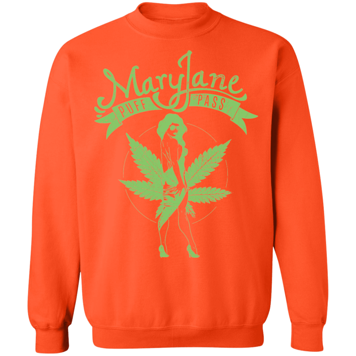 "MARY JANE" Crewneck Pullover Sweatshirt  8 oz.