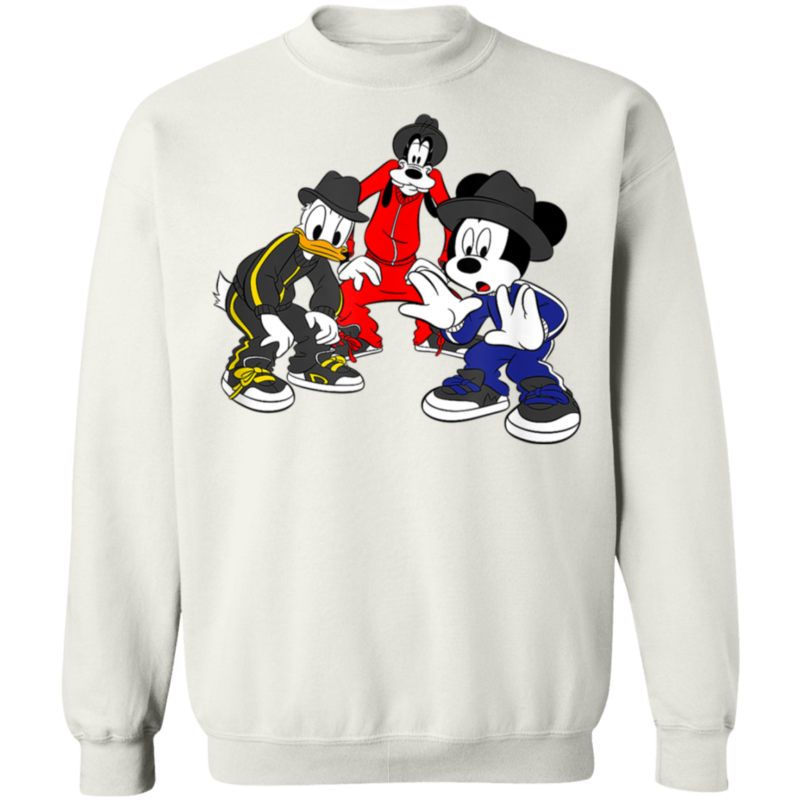 "CARTOON CYPHA" Crewneck Pullover Sweatshirt