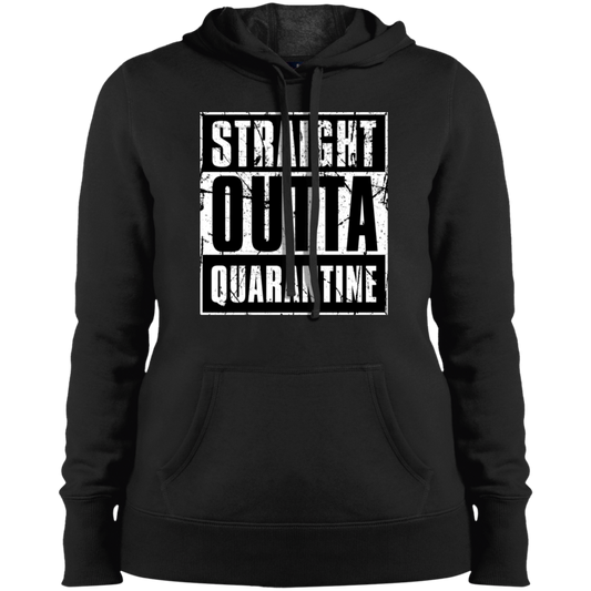 "QUARANTINE" Ladies' Pullover Hooded Sweatshirt