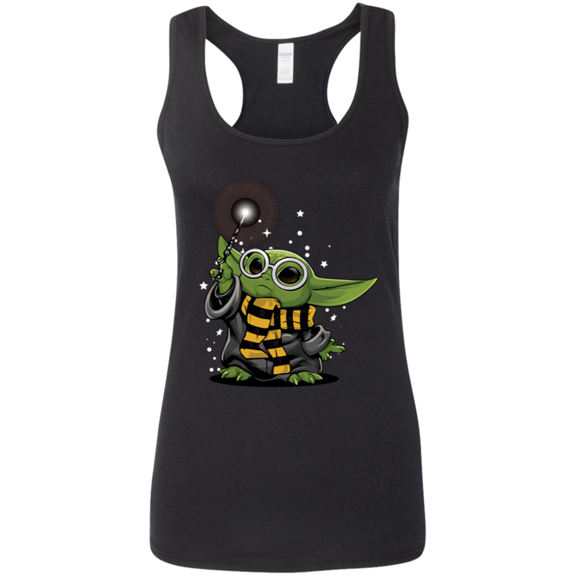 "YODA POTTER" Ladies' Softstyle Racerback Tank