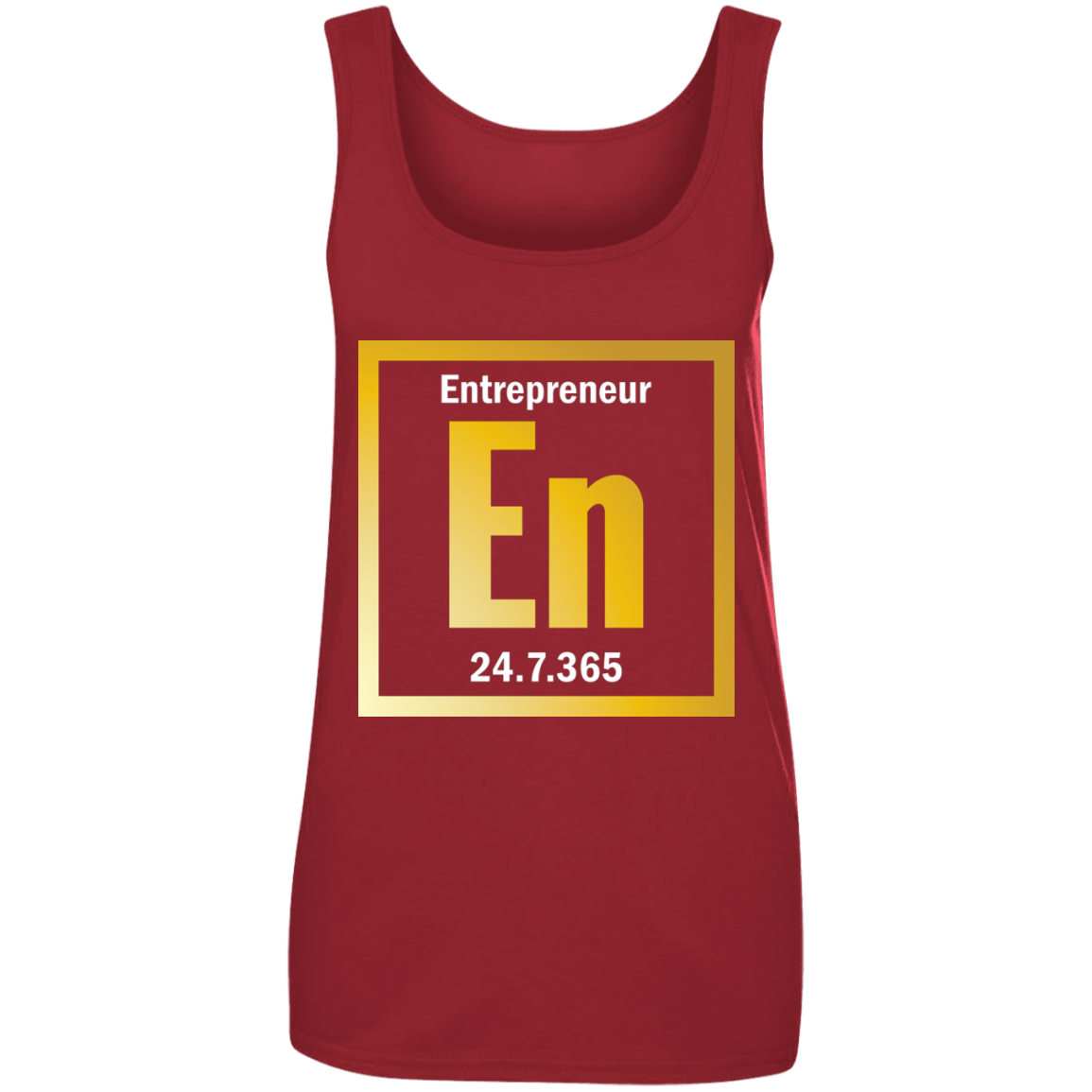 "EN" Ladies' 100% Ringspun Cotton Tank Top