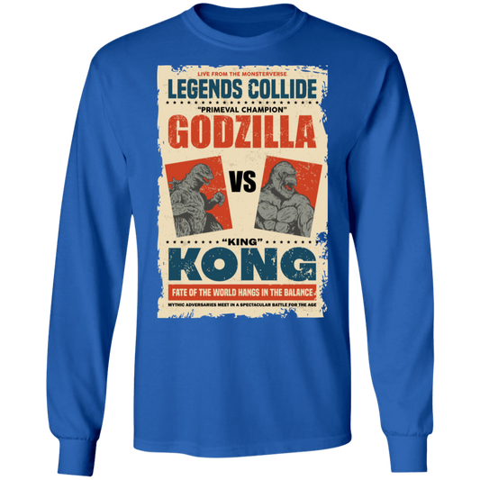 "GODZILLA VS KONG" LS Ultra Cotton T-Shirt