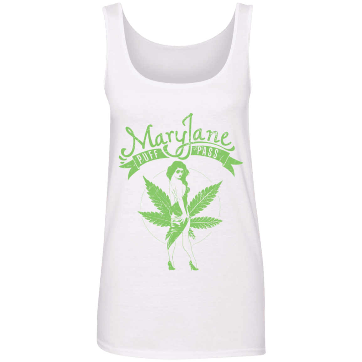 'MARY JANE" Ladies' 100% Ringspun Cotton Tank Top