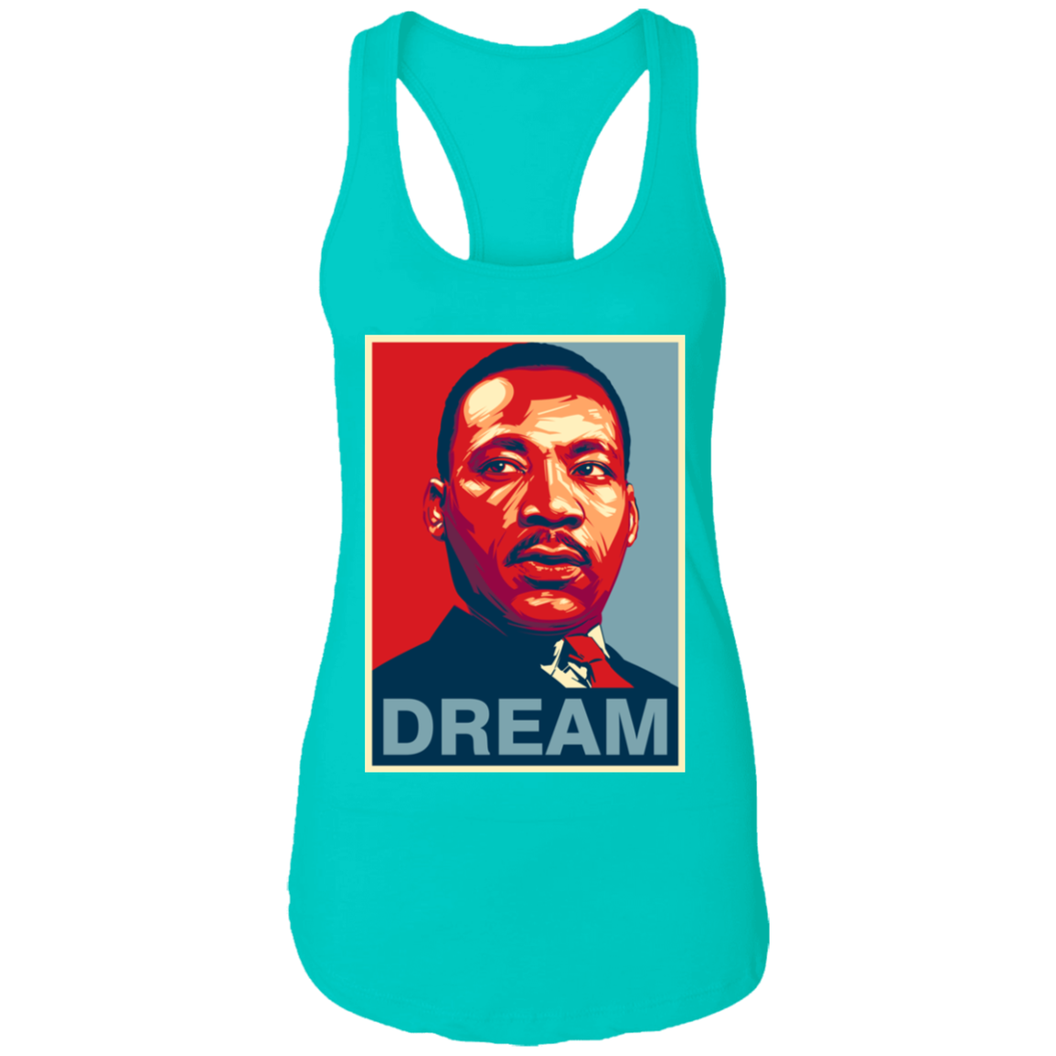 "DREAM" Ladies Ideal Racerback Tank