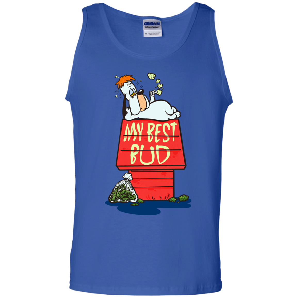 "MY BEST BUD"100% Cotton Tank Top