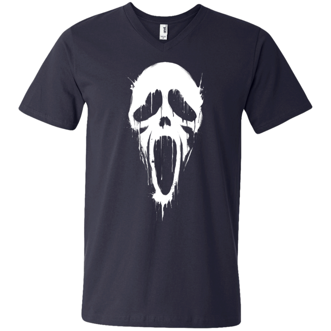 "SCREAM" Men's Printed V-Neck T-Shirt