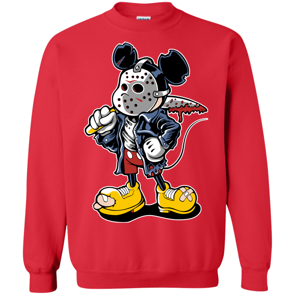 "MANIAC MICKY Crewneck Pullover Sweatshirt  8 oz.