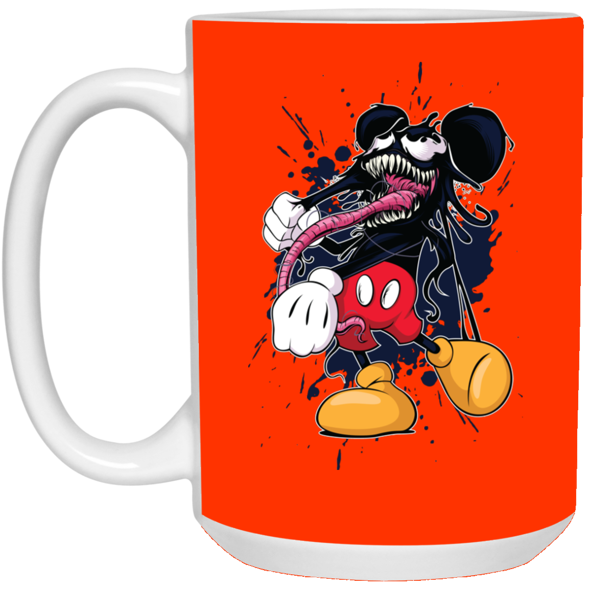 "VENOM MOUSE" 15 oz. White Mug