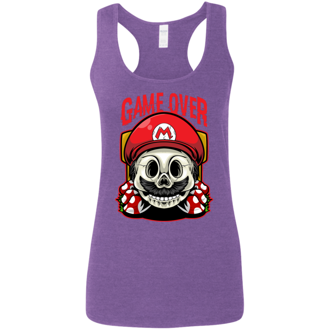 "GAME OVER" Ladies' Softstyle Racerback Tank