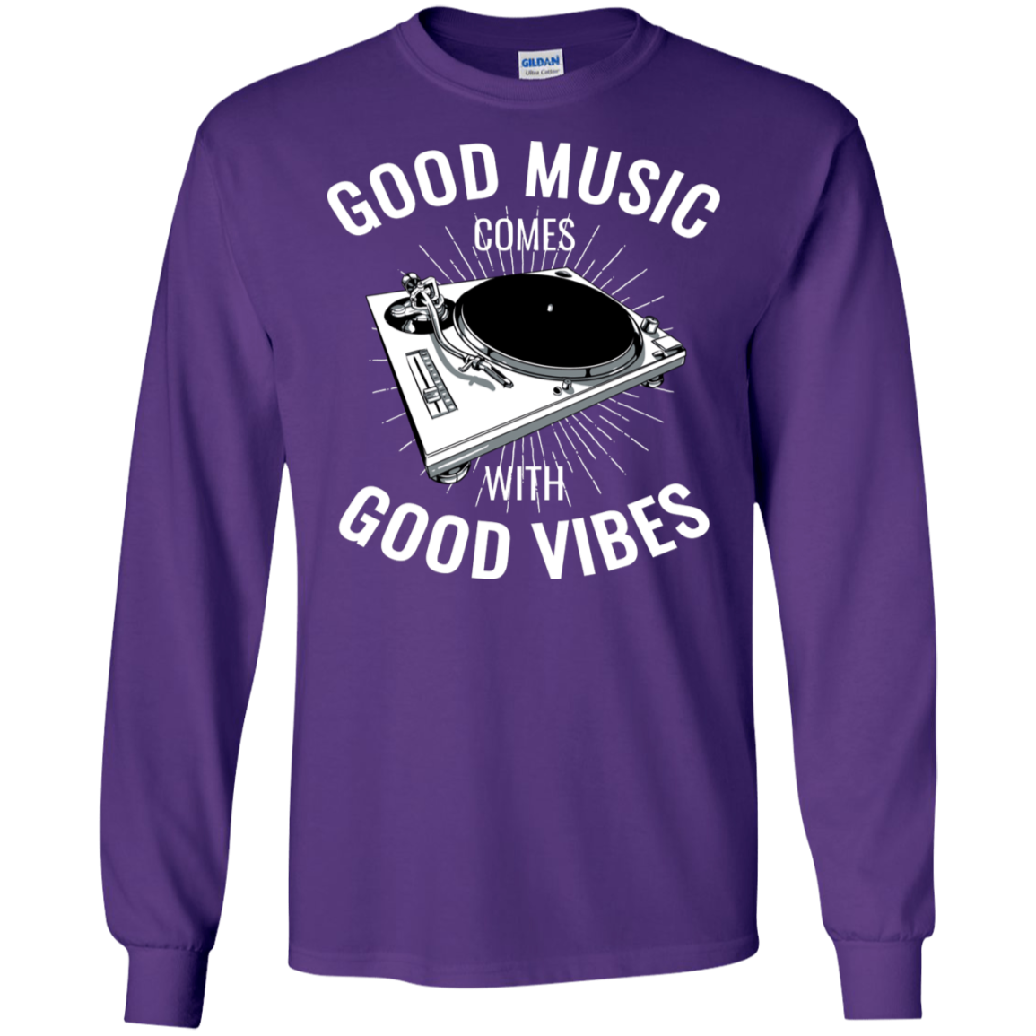 "GOOD VIBES" LS Ultra Cotton T-Shirt