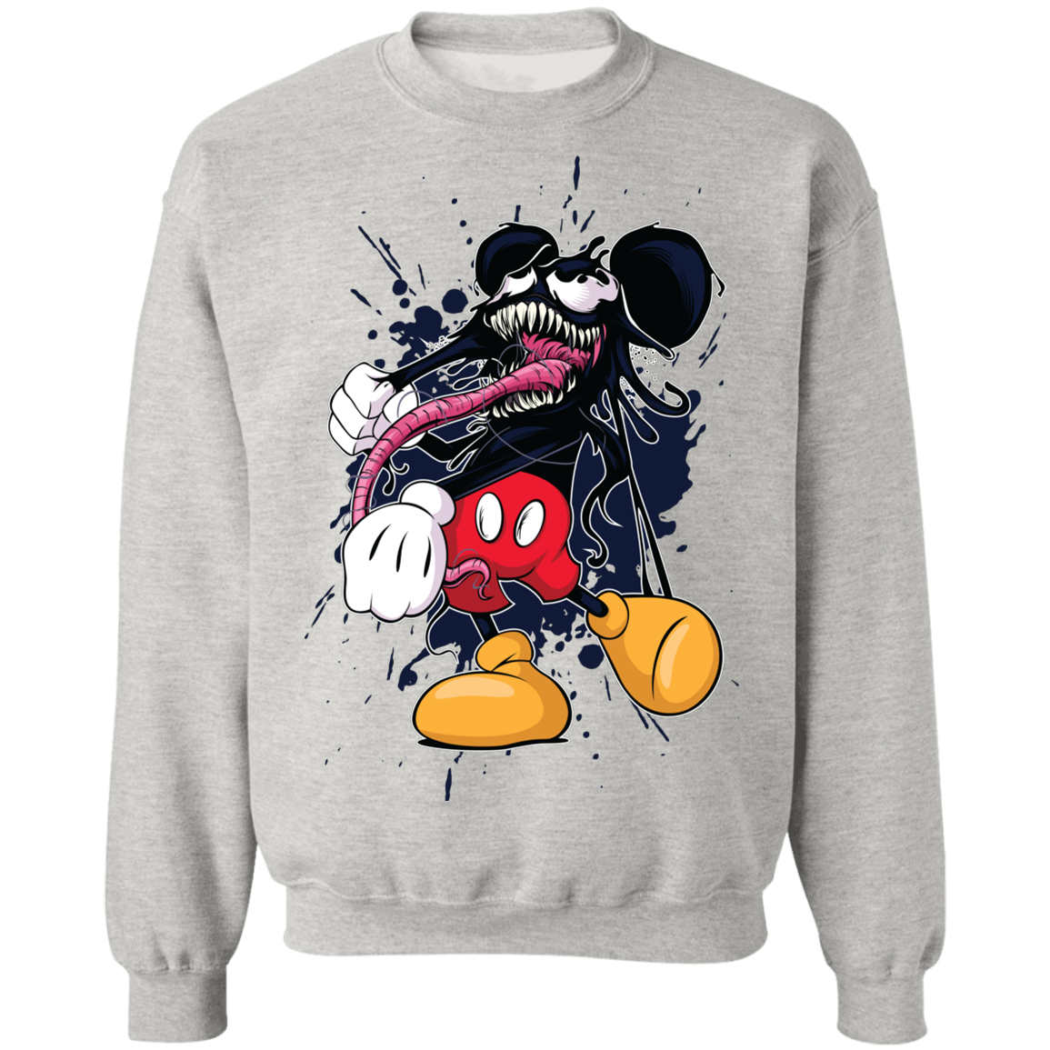 "VENOM MOUSE" Crewneck Pullover Sweatshirt  8 oz.