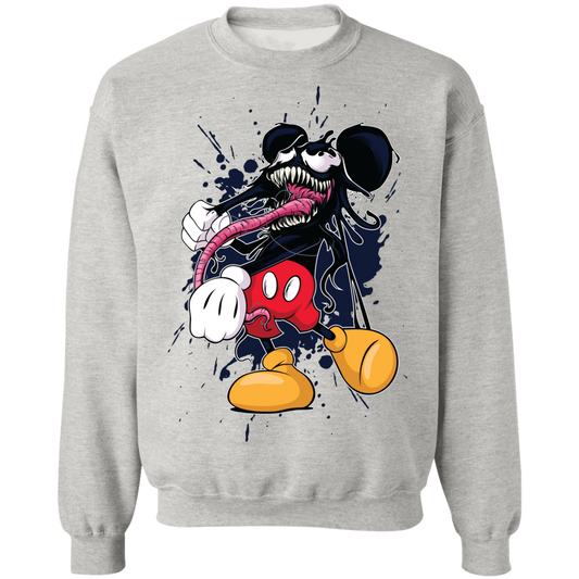 "VENOM MOUSE" Crewneck Pullover Sweatshirt  8 oz.