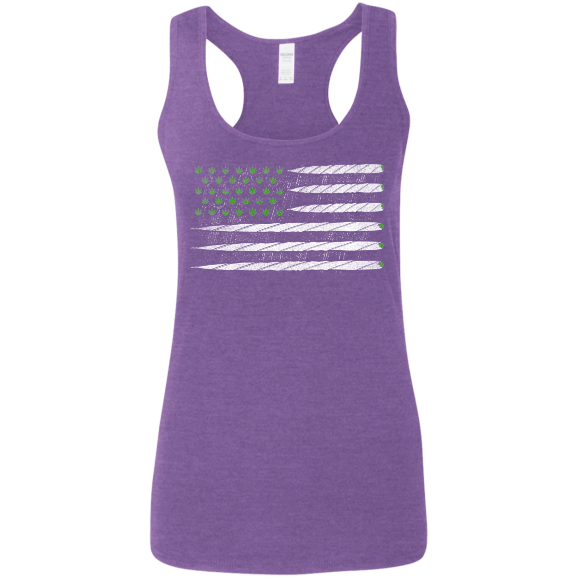 "JOINT FLAG" Ladies' Softstyle Racerback Tank