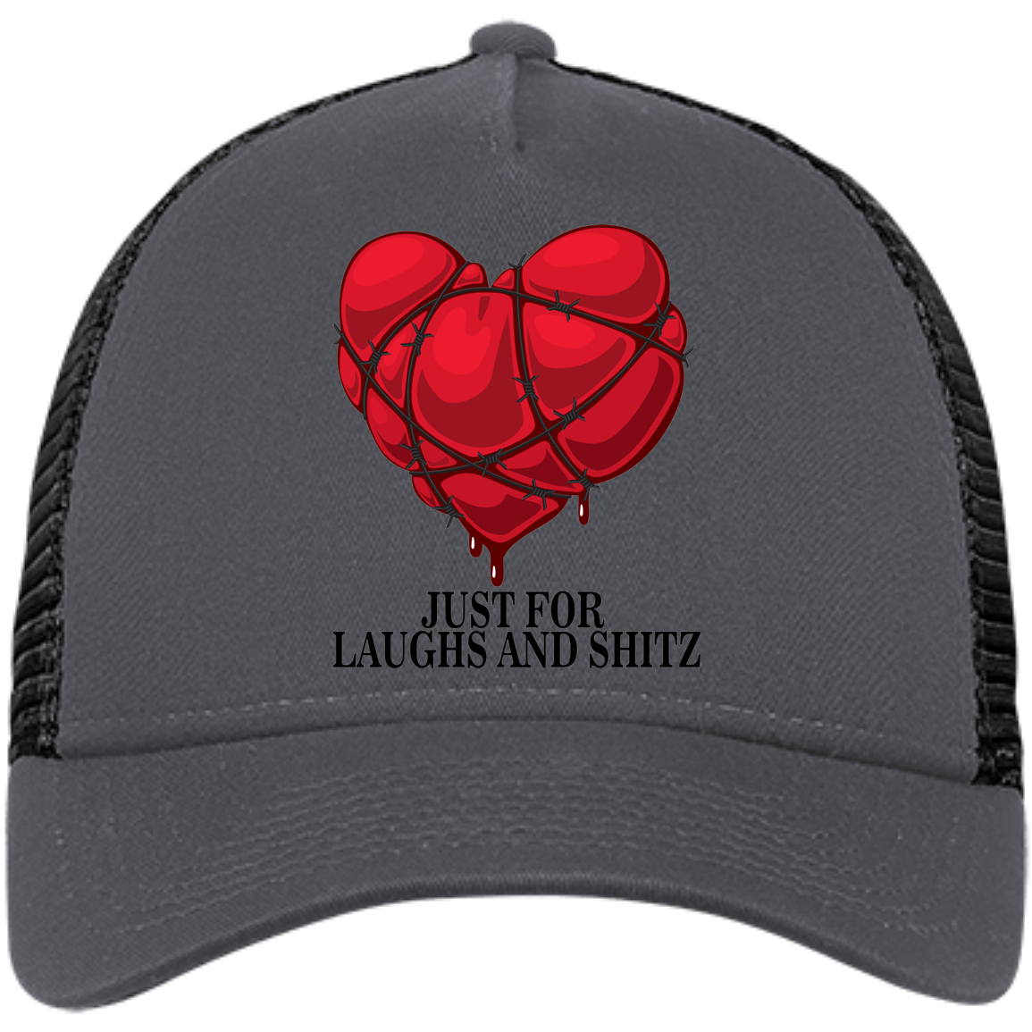 "MY BLOODY HEART" NE205 New Era® Snapback Trucker Cap