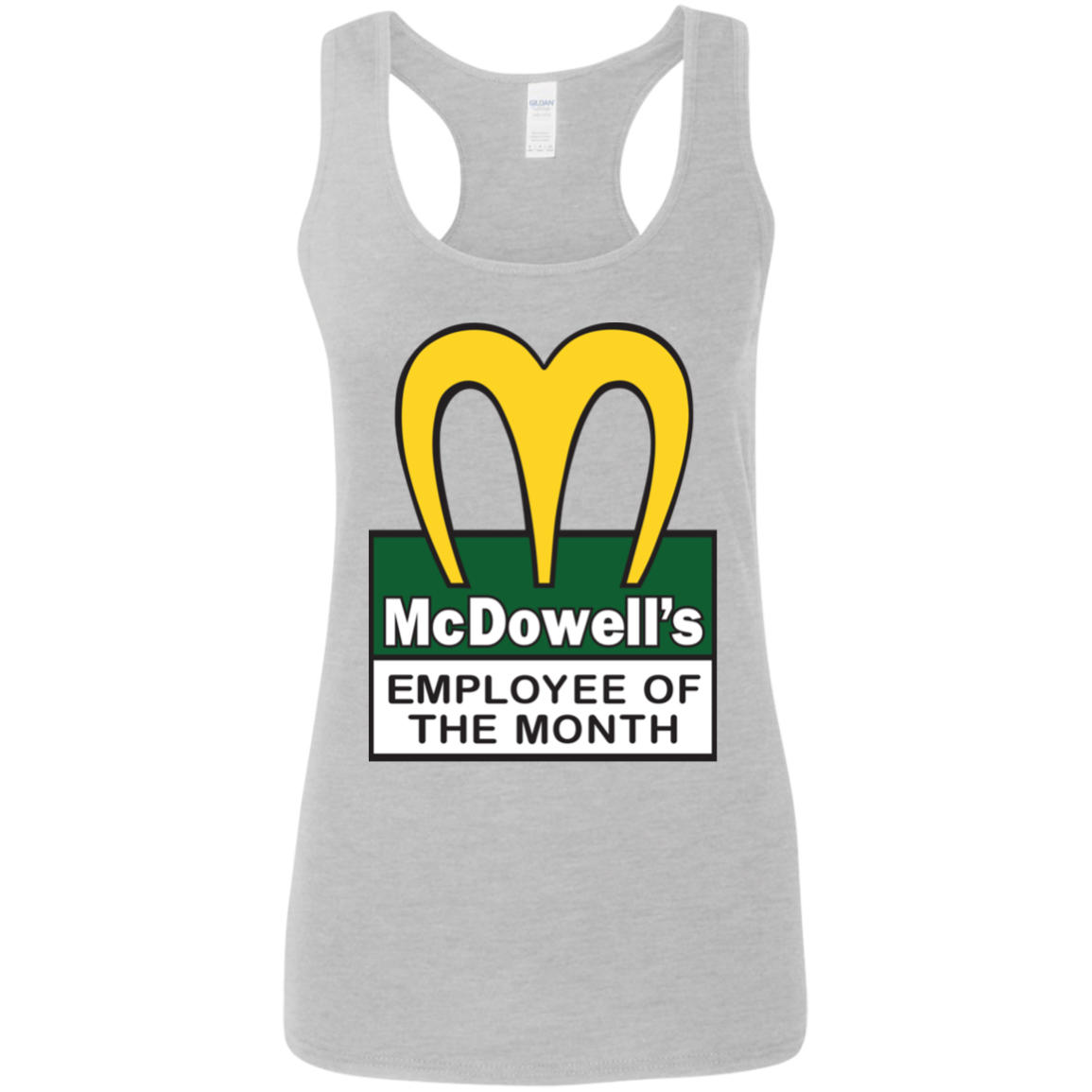 "EMPLOYEE OF THE MONTH" Ladies' Softstyle Racerback Tank