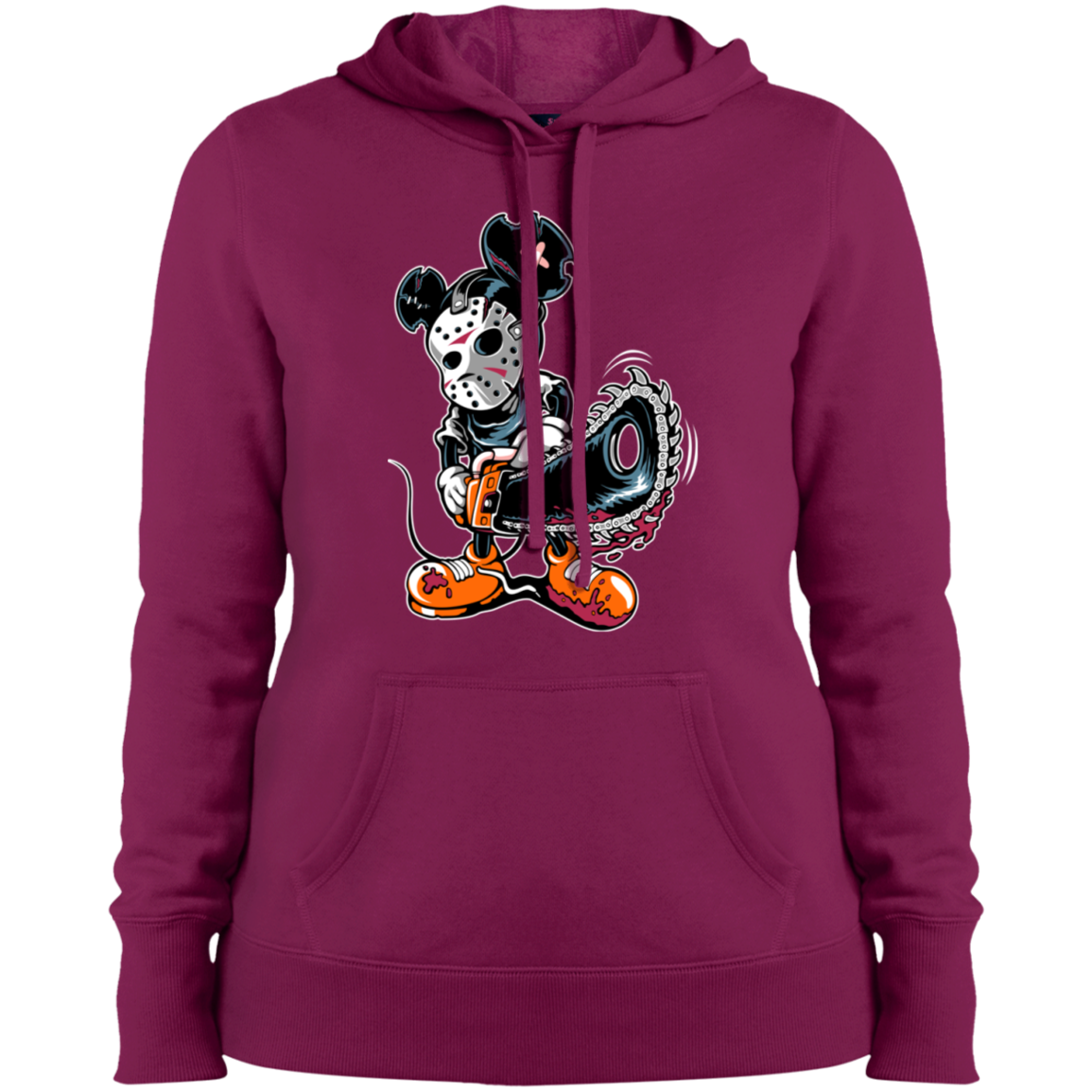 "MICKY PSYCHO" Ladies' Pullover Hooded Sweatshirt