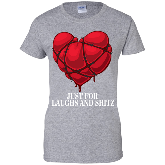 "MY BLOODY HEART Ladies' 100% Cotton T-Shirt